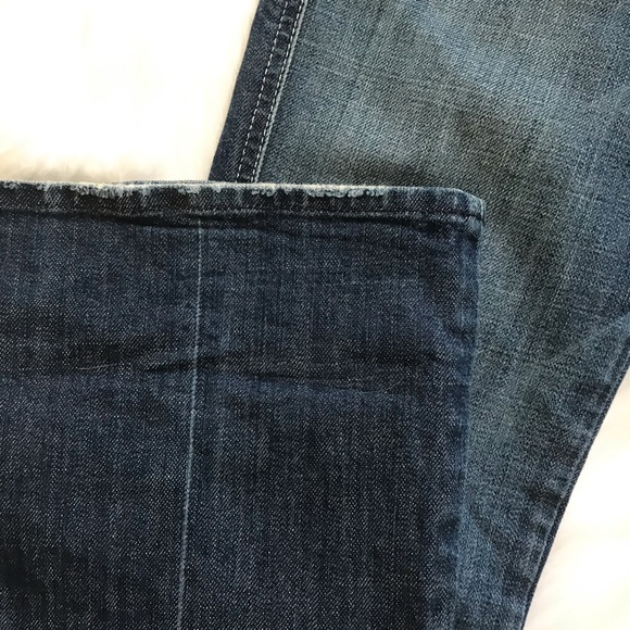7FAM A Pocket Wide Flare Leg Jeans . - Picture 4 of 5